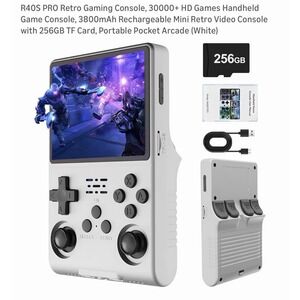 R40S PRO Retro Gaming Console, 30000+ HD Games Handheld Game Console